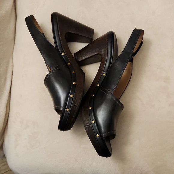 Naturalizer Women's Black Peep Toe Sling Back Sandal - Picture 3 of 8